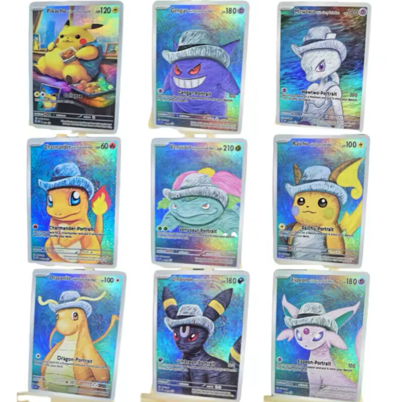 Pokemon X Van Gogh holographic set (proxy)