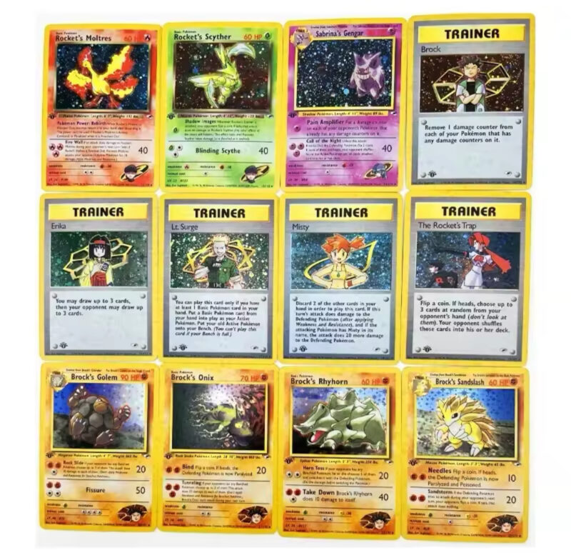 Gym Heroes Pokemon 55 Pcs Full Set Collectibles Cards (proxy) - Image 2