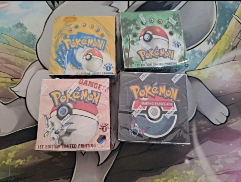 Pokemon Mini 1st edition base set Booster Bundle
