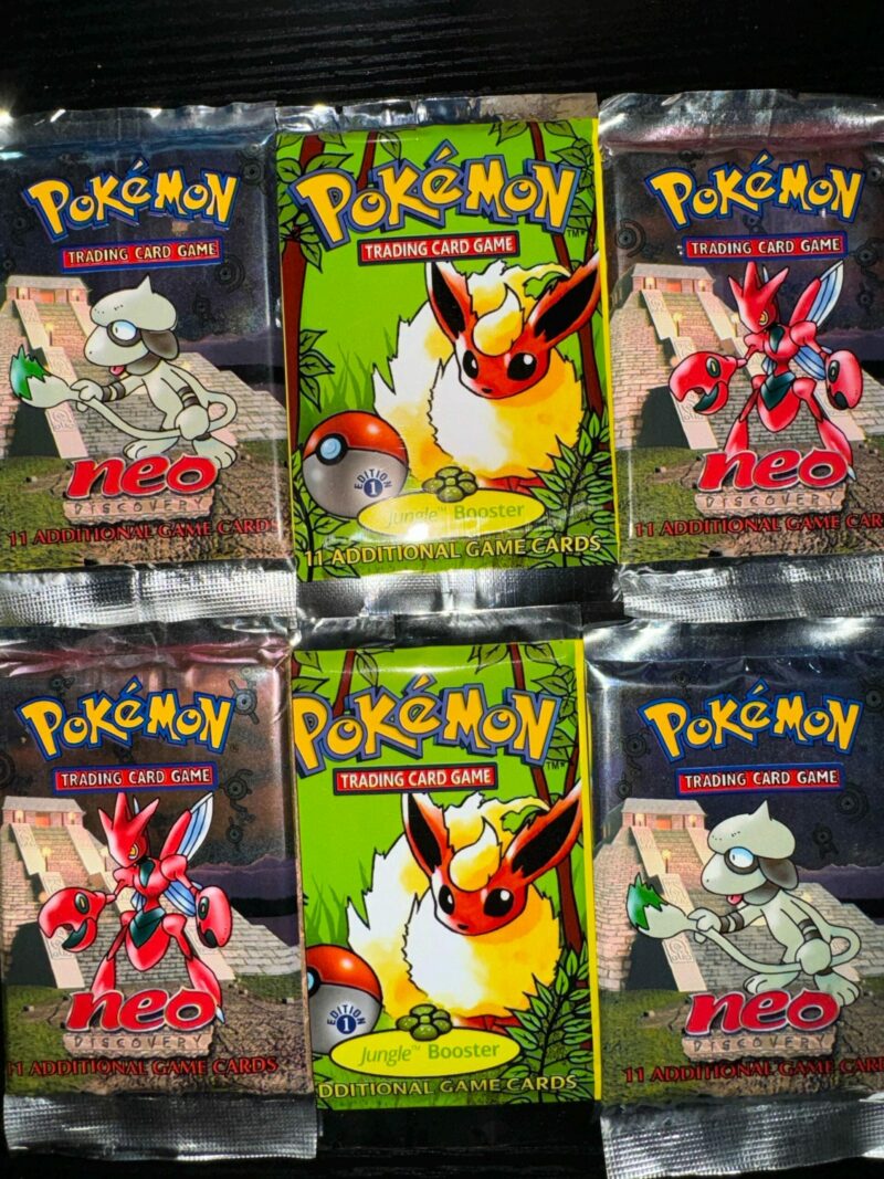 Vintage Pokemon Booster Packs (Jungle ,Fossil, Neo Discovery) - Image 2